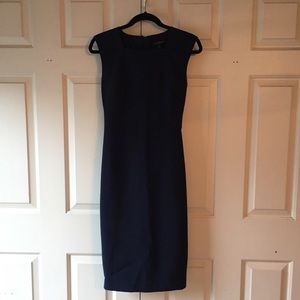 GORGEOUS dark midnight blue sheath dress